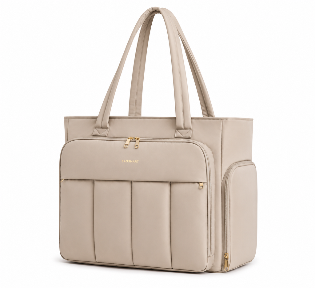 Insulated Everyday Tote Bag – Laptop, Lunch & Travel Organizer