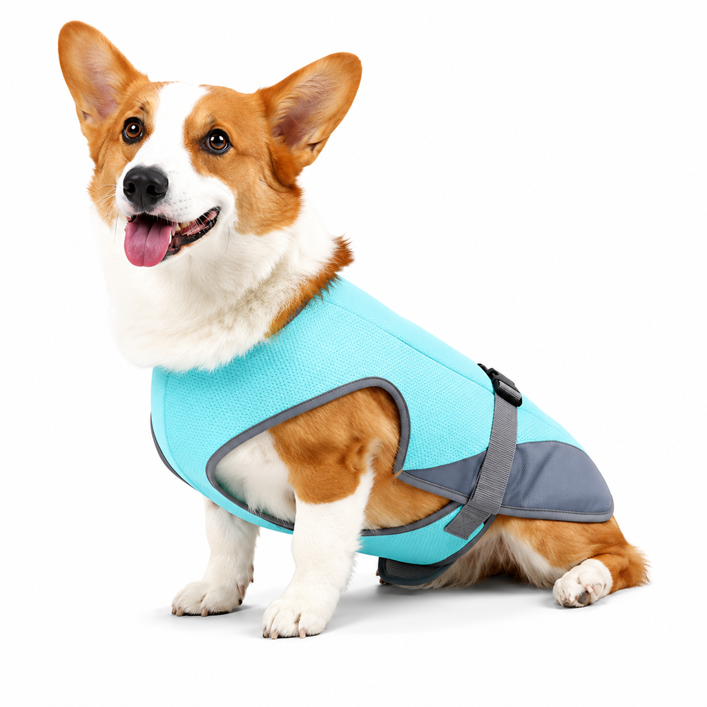 Cooling Dog Vest – Lightweight Breathable Summer Cooling Jacket for Dogs