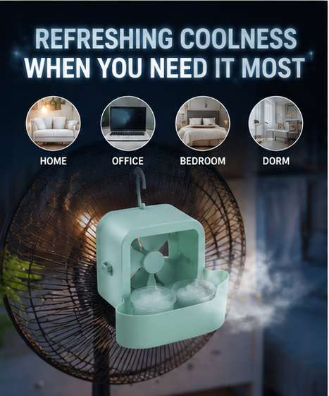 HuBreeze Fan Cooling Adapter – Turn Any Fan Into an Air Cooler