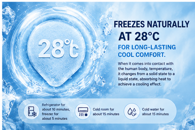 Instant Cooling Neck Ring – Reusable Ice Gel Cooling Collar